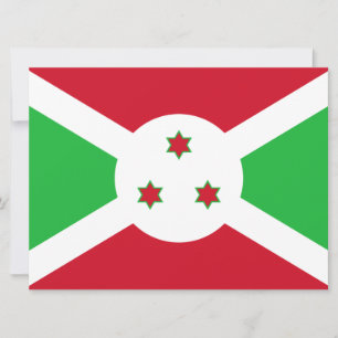 Flagge Burundis Karte