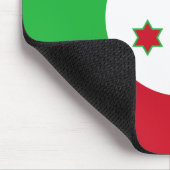 Flagge Burundis Mousepad (Ecke)