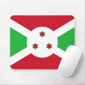 Flagge Burundis Mousepad (Mit Mouse)