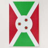 Flagge Burundis Puzzle (Vertikal)