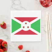 Flagge Burundis Serviette (Beispiel)