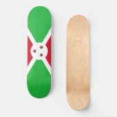 Flagge Burundis Skateboard (Vorderseite)
