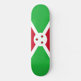 Flagge Burundis Skateboard