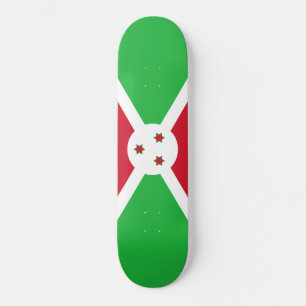 Flagge Burundis Skateboard
