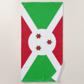 Flagge Burundis Strandtuch (Vorderseite)