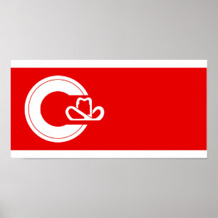Flagge Calgarys, Alberta Poster