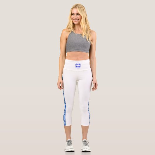 Flagge Capri Leggings (Vorderseite)