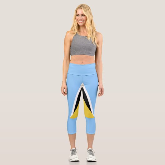 Flagge Capri Leggings (Vorderseite)