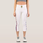 Flagge Capri Leggings (Vorderseite)