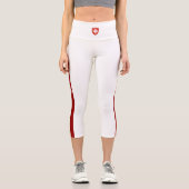 Flagge Capri Leggings (Vorderseite)