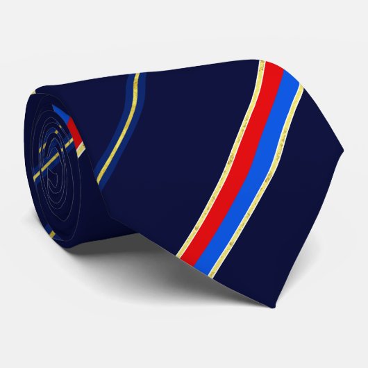 Flagge Catania Krawatte (Gerollt)