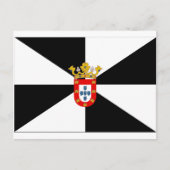 Flagge Ceutas (Spanien) Postkarte (Vorderseite)