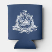 Flagge Charleston, South Carolina Can Cooler Dosenkühler (Rückseite)