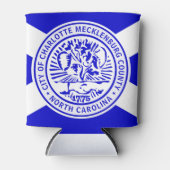 Flagge Charlotte (North Carolina) Dosenkühler (Vorderseite)
