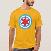 Flagge Chicago T-Shirt (Vorderseite)