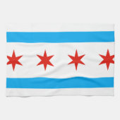 Flagge Chicagos Handtuch (Horizontal)