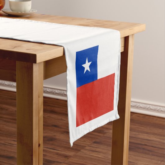 Flagge: Chile Kurzer Tischläufer (Beispiel)