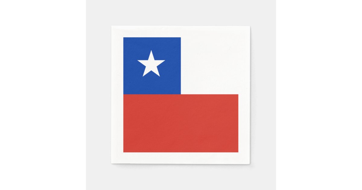 Flagge Chile Serviette Zazzle De