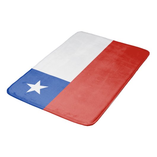 Flagge Chiles Badematte (Schrägansicht)