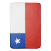 Flagge Chiles Badematte (Vorderseite Vertikal)