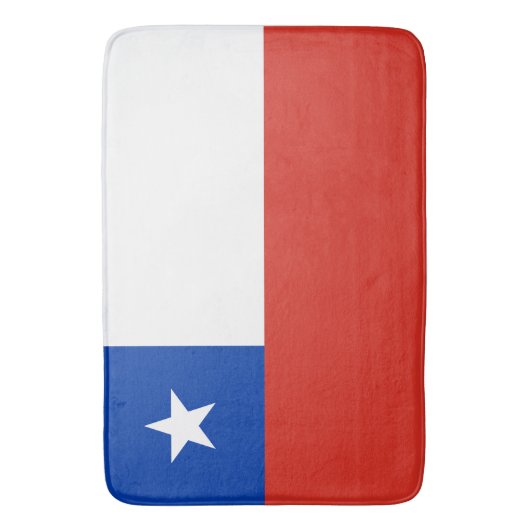 Flagge Chiles Badematte (Vorderseite Vertikal)