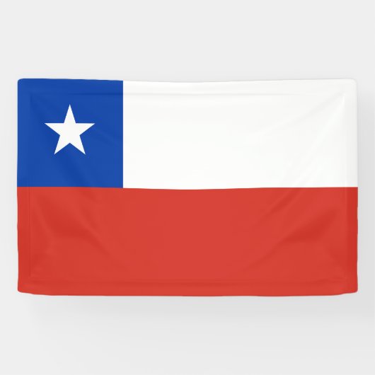 Flagge Chiles Banner (Horizontal)