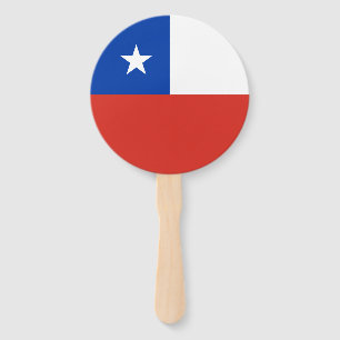 Flagge Chiles Fächer