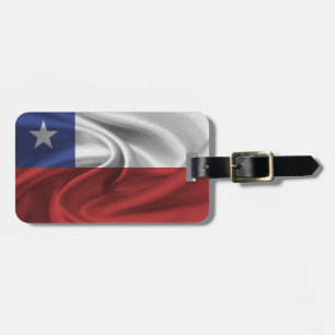 Flagge Chiles Gepäckanhänger