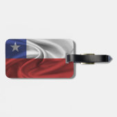Flagge Chiles Gepäckanhänger (Rückseite horizontal)
