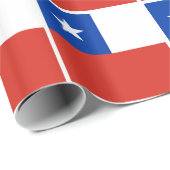 Flagge Chiles Geschenkpapier (Rolleneckpunkt)