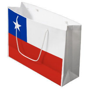 Flagge Chiles Große Geschenktüte