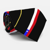 Flagge Chiles Krawatte (Gerollt)