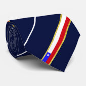 Flagge Chiles Krawatte (Gerollt)