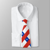 Flagge Chiles Krawatte (Gebunden)