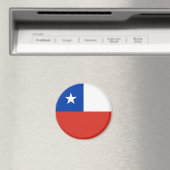 Flagge Chiles Magnet (In Situ (Geschirrspüler))