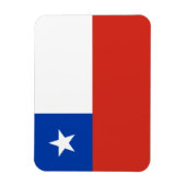 Flagge Chiles Magnet (Vertikal)