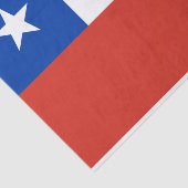 Flagge Chiles Seidenpapier (Ausschnitt)
