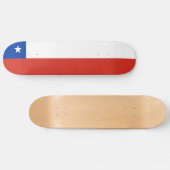 Flagge Chiles Skateboard (Horizontal)
