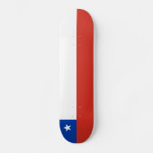 Flagge Chiles Skateboard (Vorderseite)