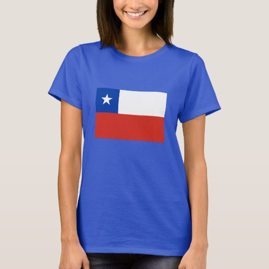 Flagge Chiles T-Shirt (Vorderseite)