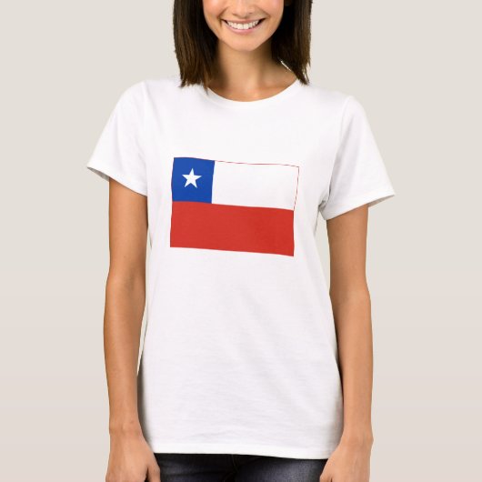 Flagge Chiles T-Shirt (Vorderseite)