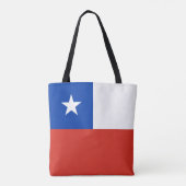 Flagge Chiles Tasche (Rückseite)