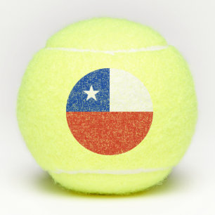 Flagge Chiles Tennisbälle