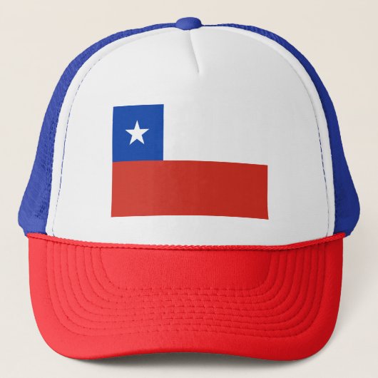Flagge Chiles Truckerkappe (Vorderseite)
