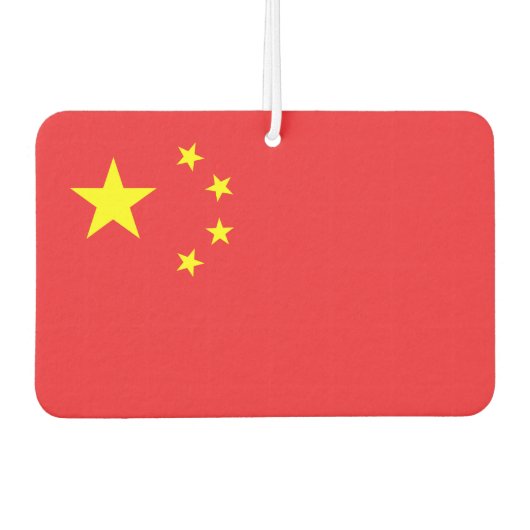 Flagge Chinas Autolufterfrischer (Vorderseite)