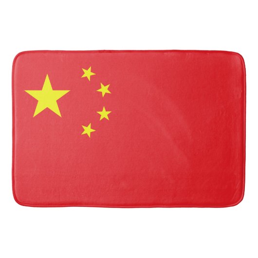 Flagge Chinas Badematte (Vorderseite)
