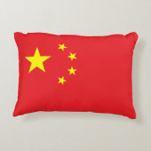 Flagge Chinas Dekokissen (Rückseite)