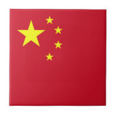 Flagge Chinas Fliese (Vorderseite)