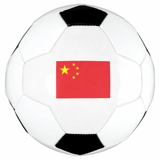 Flagge Chinas Fußball (Vorderseite)