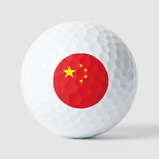 Flagge Chinas Golfball (Vorderseite)